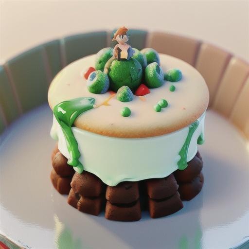 Creme de menthe cookie cakes