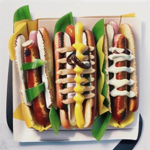 Caramelised onion and brie hot dogs