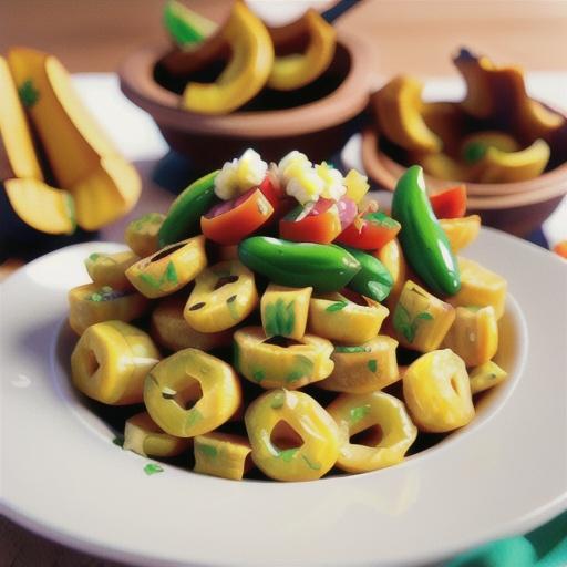 Mofongo Dominicano (Mashed Plantains)