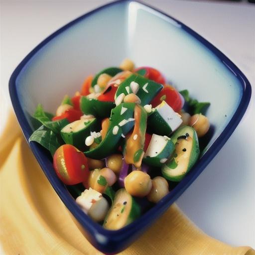 Marinated Greek-Inspired Chickpea Salad