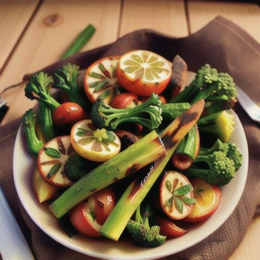 Grilled Lemon Broccolini