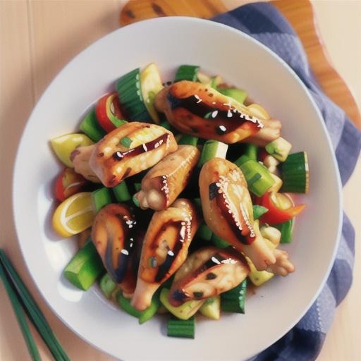 Miso Glazed Chicken Wings