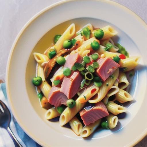 Pasta with Tuna and Capers in White Wine Sauce