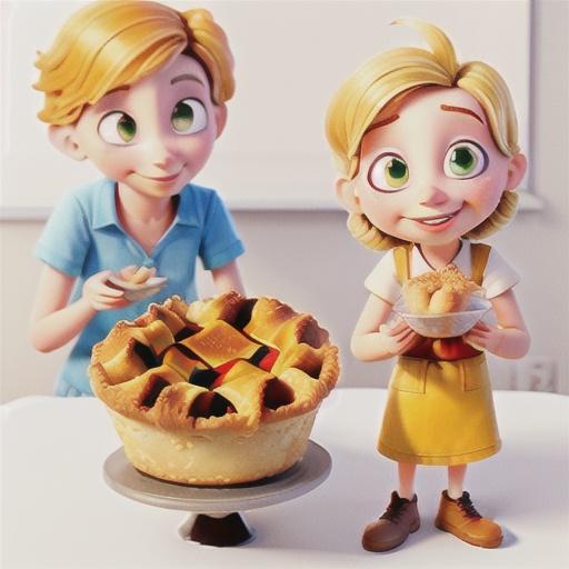 Peach and apple pies