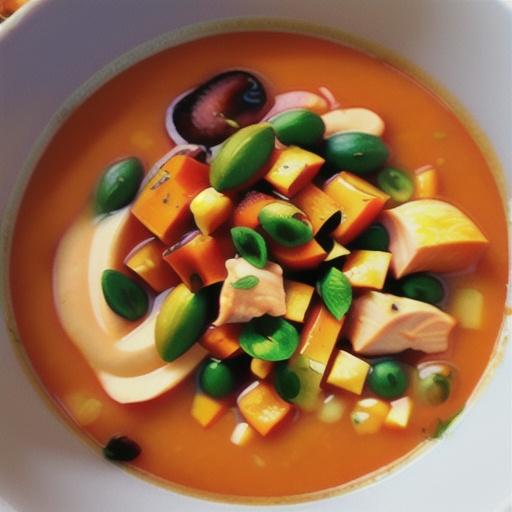 Butternut Squash, Chicken, and Quinoa Soup