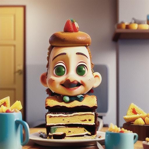 Brazilian polenta cake