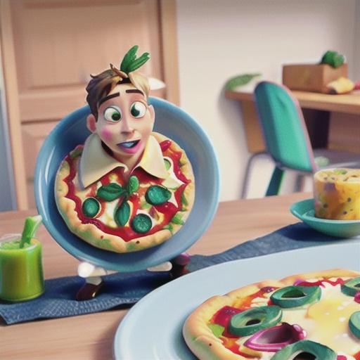 Easy Breakfast Pita Pizzas