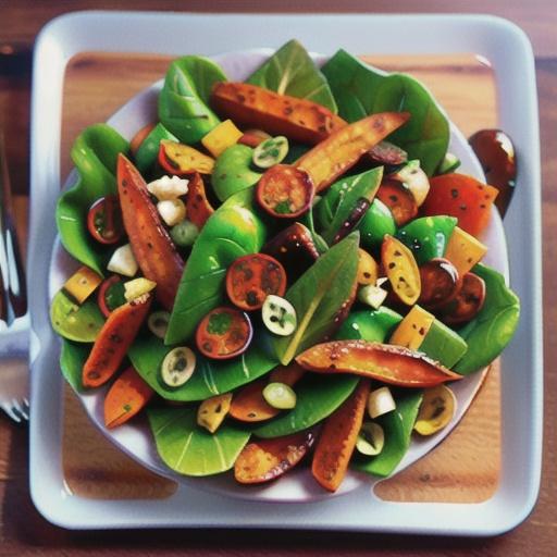 Roast carrot and crispy chorizo salad recipe