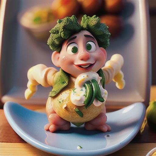 Sesame Pork with Garlic Cream Sauce