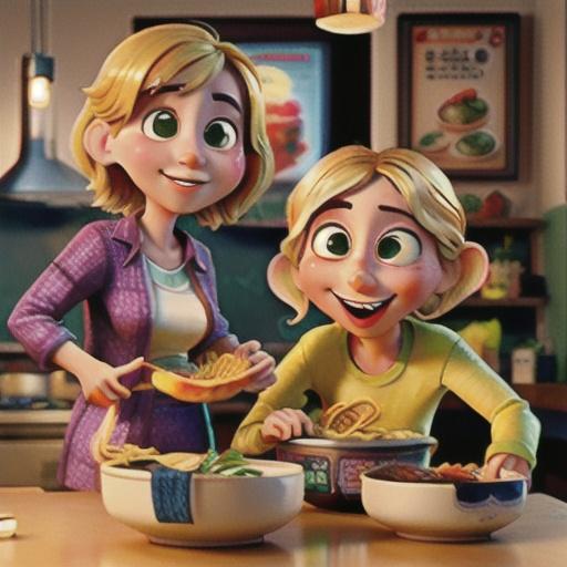 Spicy Korean Chicken and Ramen Noodle Packets