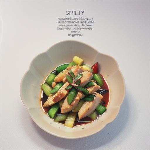 Poached chicken with sweet soy, chilli & shallots