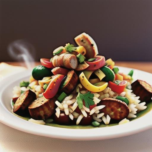 Martha's Spanish Rice and Sausage