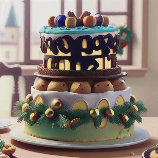 Last-minute Christmas cake