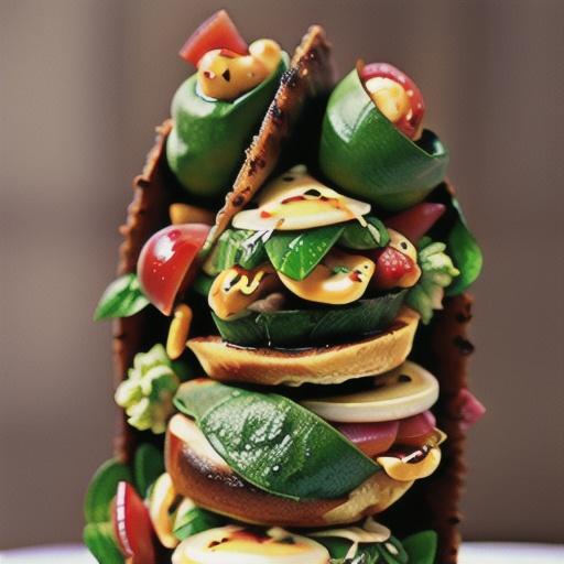 Spinach-Mushroom Eggs Benedict Enchiladas