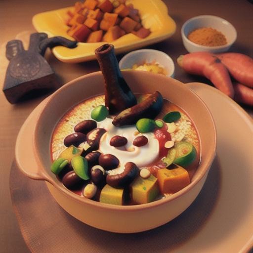 Sweet Potato and Black Bean Chili