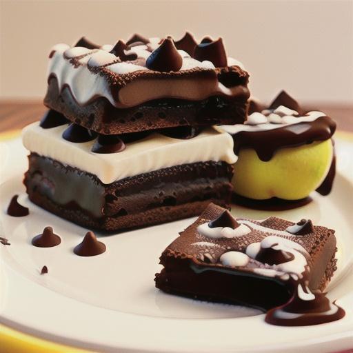 Soft Apple Brownies with Chocolate Chips