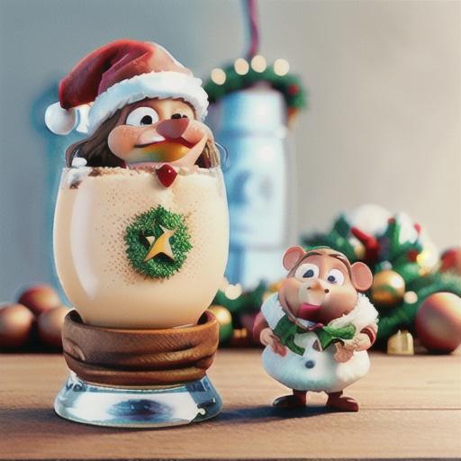 Hazelnut egg nog