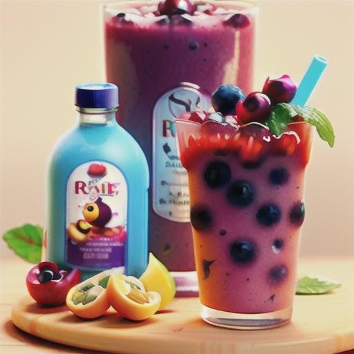 Blueberry-Pomegranate Smoothies