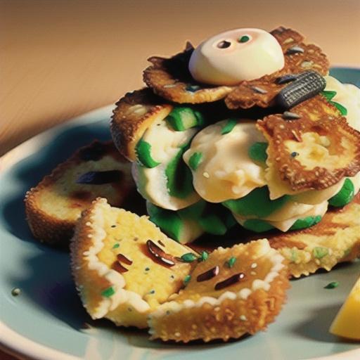 Panko Crusted Mashed Potato Cakes