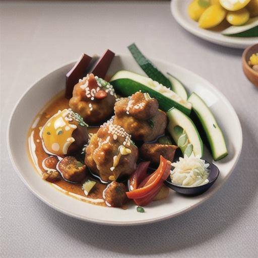 Sticky hot honey meatballs recipe