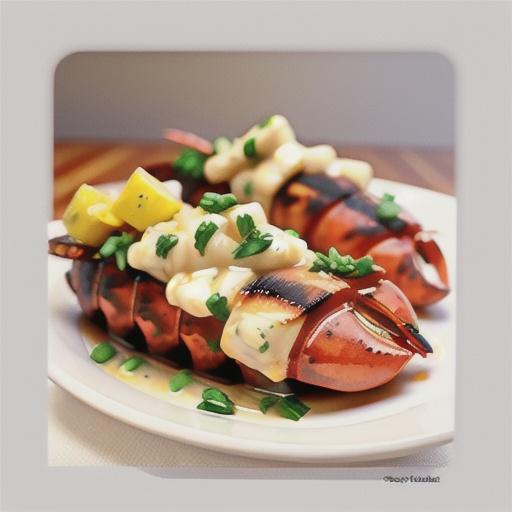 Grilled Lobster Tails with Garlic Butter