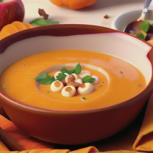 Butternut Squash Soup with Apple