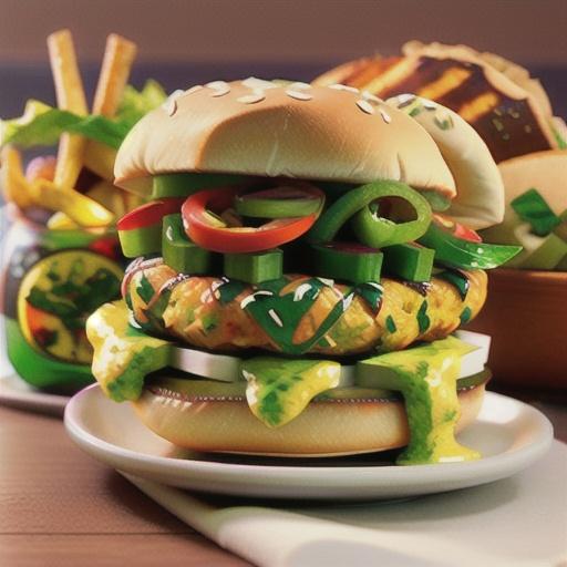 Tandoori Chicken Burgers