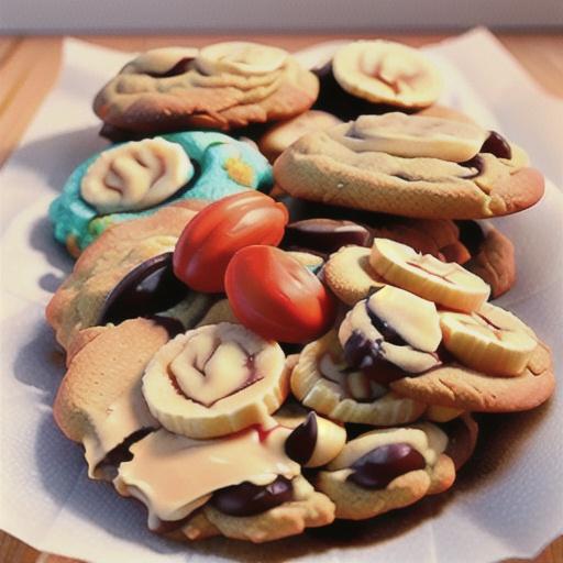 Peanut Butter Banana Chip Cookies