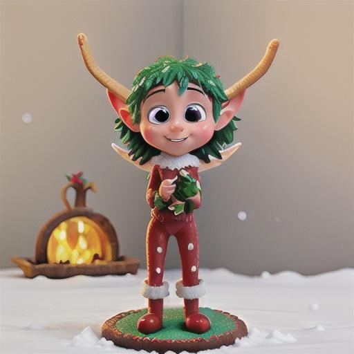 Snow Angel Elf Cookie