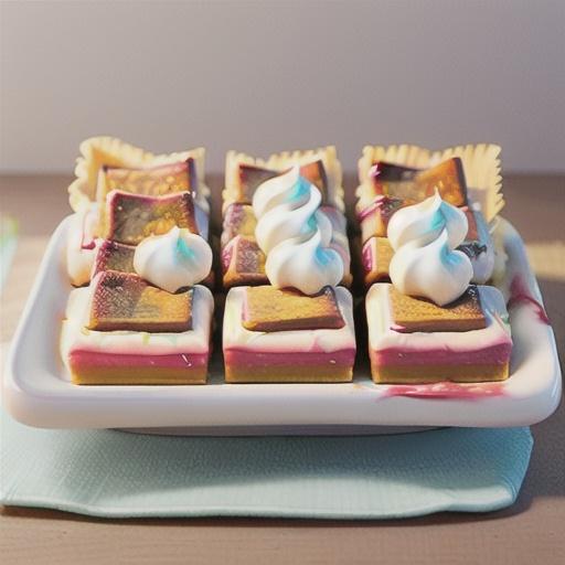 Rhubarb Custard Bars