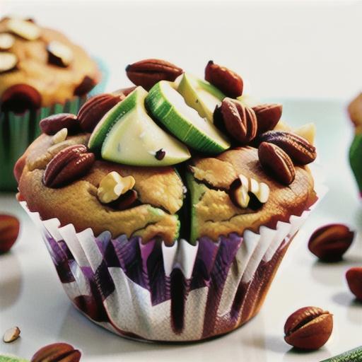 Farm Fresh Zucchini Cranberry Nut Muffins