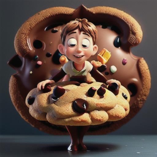 Giant choc-chip cookie with warm Baileys sauce recipe