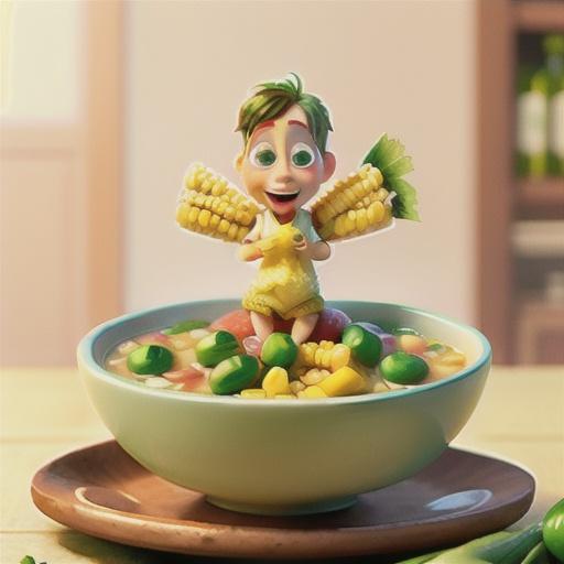 Edamame Corn Chowder