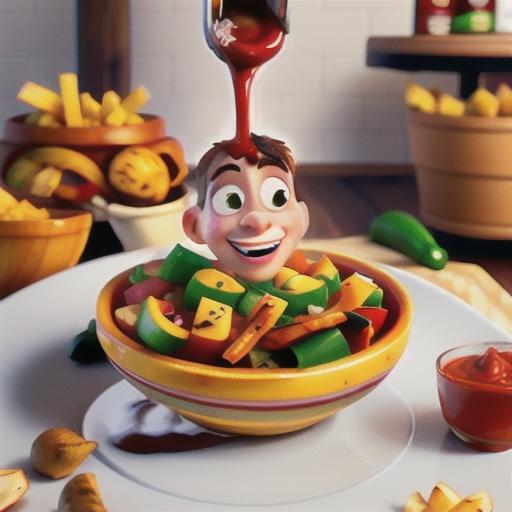 Chili Oil Smashed Potatoes