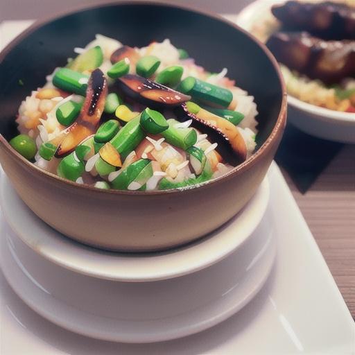 Special fried rice with BBQ duck