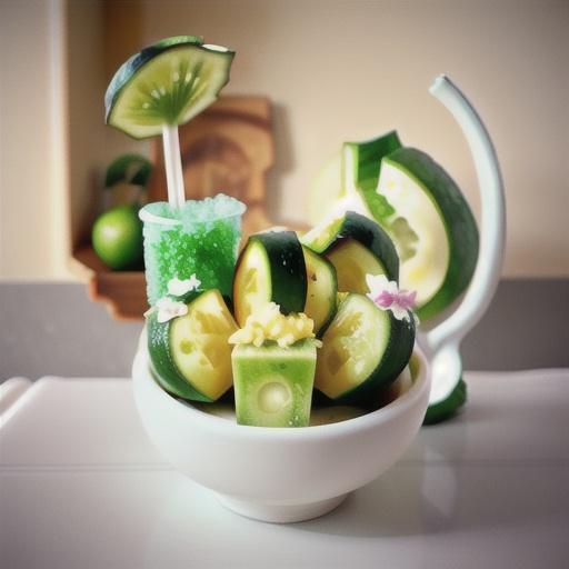 Cucumber-Lime Granita