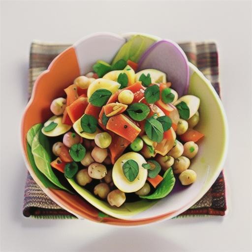 Carrot and chickpea salad with honey coriander dressing recipe