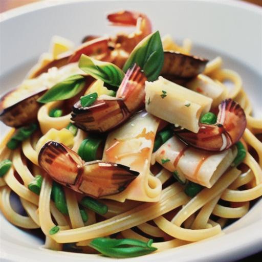 Angel Hair Pasta with Shrimp and Basil