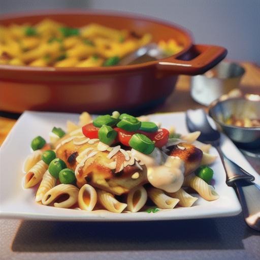 Mediterranean Chicken and Pepper Casserole