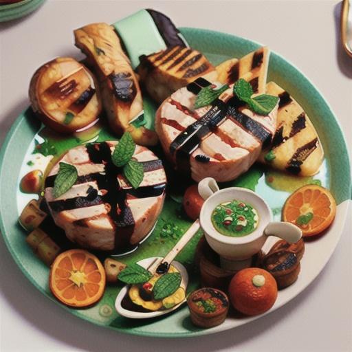 Chef John's Grilled Lamb with Mint Orange Sauce