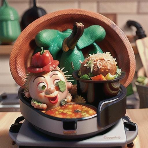 Slow Cooker Porcupine Meatballs With Peppers