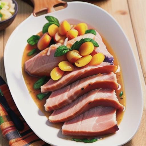 Apricot-Bourbon Glazed Ham