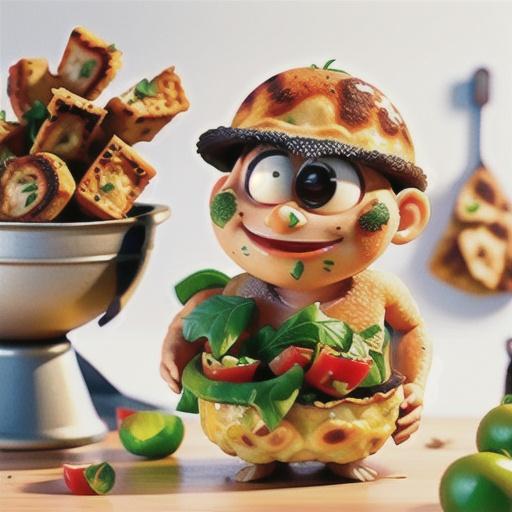 Tortilla-crumbed chicken and tomato salsa