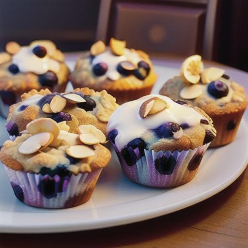 Blueberry Streusel Muffins with Yogurt