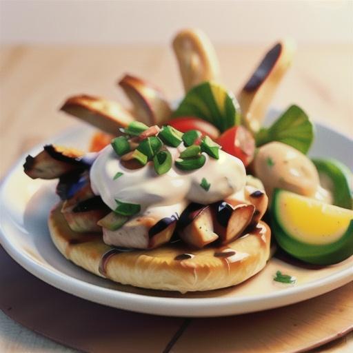 Greek Chicken with Yogurt Sauce