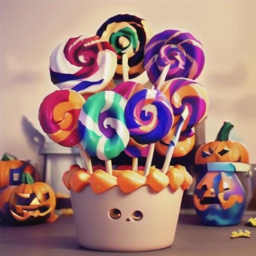 Halloween Lollipop Swirls