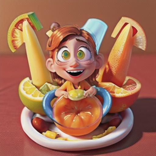 Ruby red grapefruit and orange juice