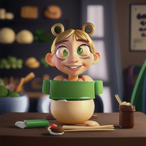 Miso, tofu and udon noodle soup-to-go