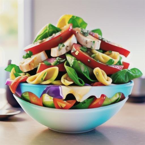 Ranch Spinach Pasta Salad