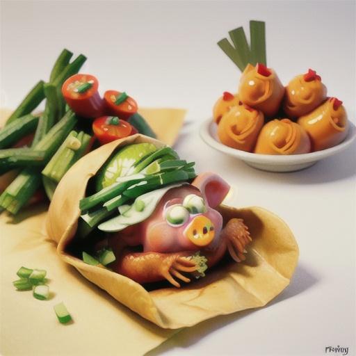 Spicy Green Onion Pigs in a Blanket with Sriracha Dipping Sauce